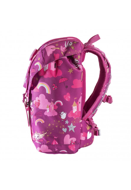 Ergonomická školská taška 22L Retro Ballerina Dark Pink