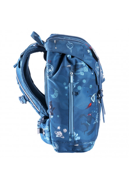 Ergonomická školská taška 22L Retro Ninja Blue