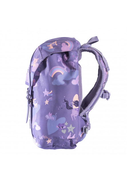 Ergonomická školská taška 22L Retro Unicorn Purple