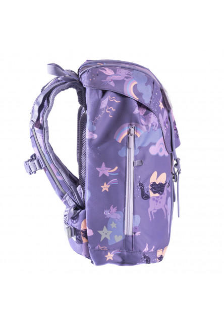 Ergonomická školská taška 22L Retro Unicorn Purple