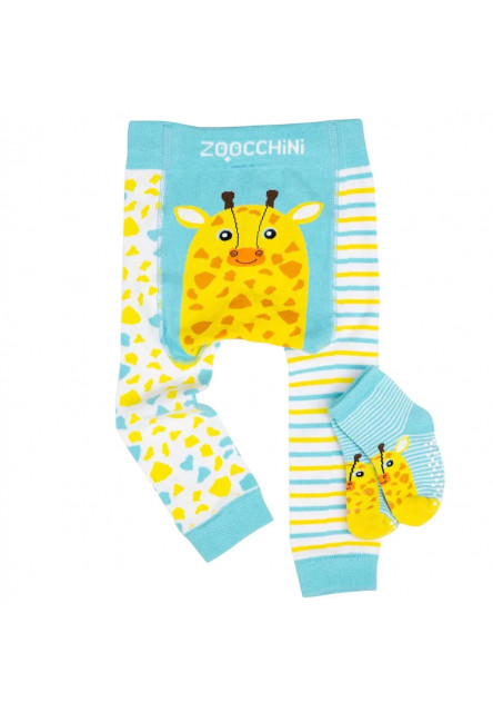 Set legínky a ponožky Žirafa 6 - 12 m Zoocchini