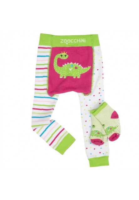 Set legínky a ponožky Dinosaurus Dai 6 - 12 m Zoocchini