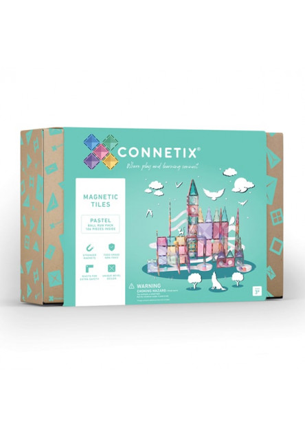 Magnetická stavebnica - Pastel Ball Run Pack Connetix