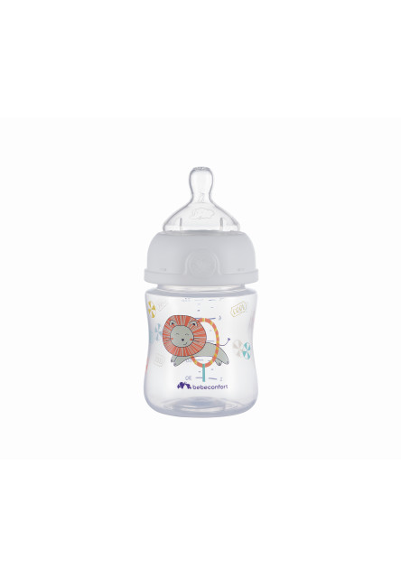 Dojčenská fľaša Emotion 150ml 0-6m White Bebeconfort