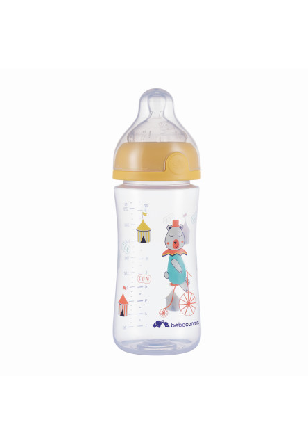 Dojčenská fľaša Emotion 270ml 0-12m Yellow