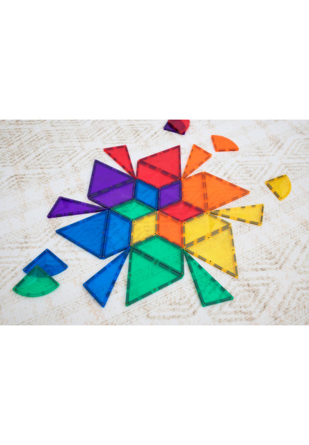 Magnetická stavebnica - Rainbow Shape Expansion Pack 36 ks