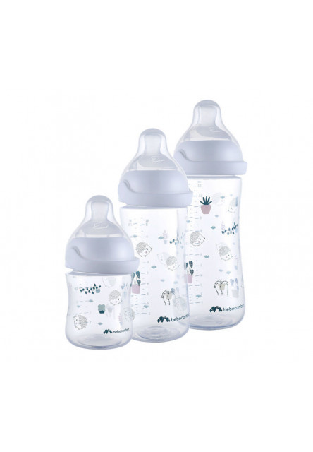 Dojčenská fľaša Emotion Physio 270ml 0-12m + White