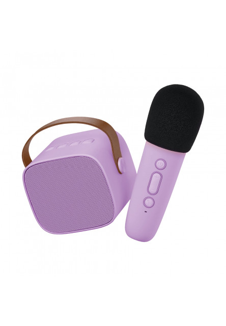 Bluetooth Karaoke set Mikrofón a Reproduktor Purple