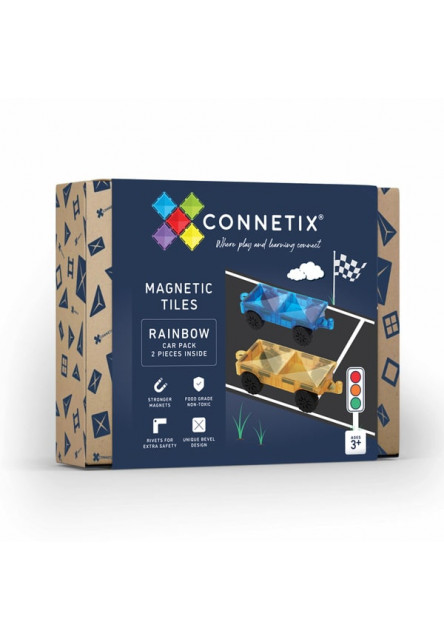 Magnetická stavebnica - Car Pack 2ks Connetix