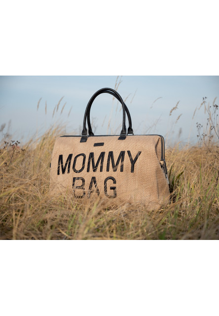 Prebaľovacia taška Mommy Bag Raffia Look