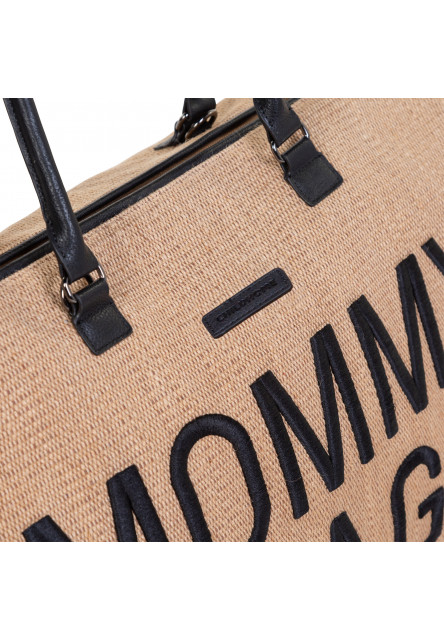 Prebaľovacia taška Mommy Bag Raffia Look