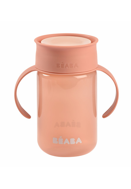 Hrnček trénovací 360° Pink 340 ml 12m+ Beaba