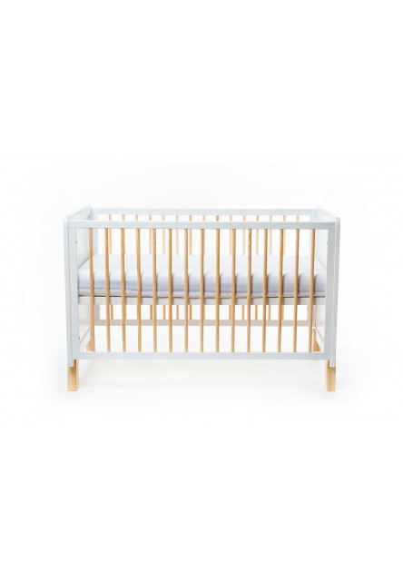 Postieľka Niko 120 x 60 cm White/Natural