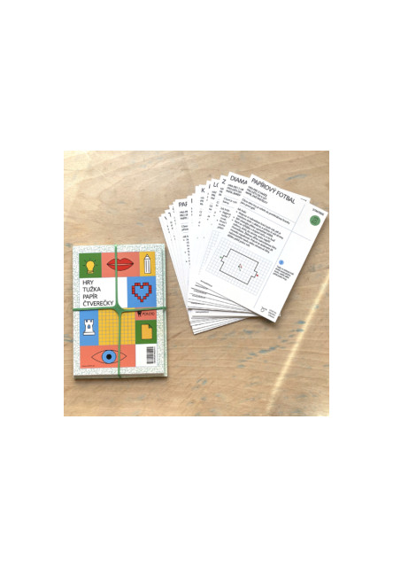 Poketo HRY – CERUZKA – PAPIER – ŠTVORČEKY