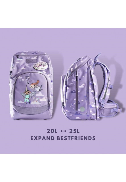 Ergonomická školská taška Expand 20-25L - Best Friends Purple
