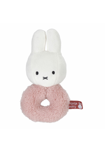 Hrkálka králiček Miffy Fluffy Pink Little Dutch