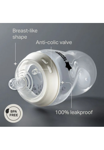 Set dojčenských fliaš, 260 ml, 3ks