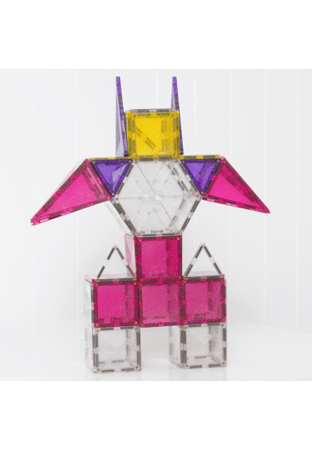 Magnetická stavebnica - Glitter Unicorn Pack 56 ks