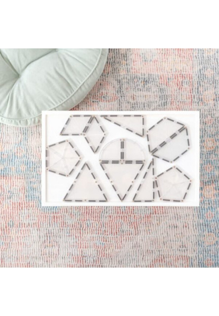 Magnetická stavebnica - Clear Shape Expansion Pack 24 ks