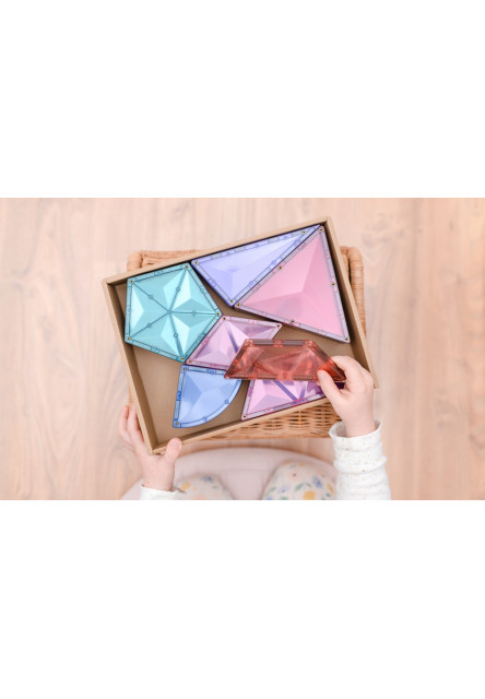 Magnetická stavebnica - Pastel Shape Expansion Pack 48 ks