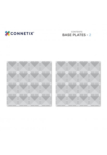 Magnetická stavebnica - Clear Base Plate Pack 2 ks