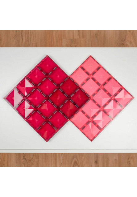 Magnetická stavebnica - Pastel Pink & Berry Base Plate 2 ks