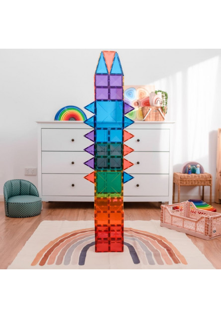 Magnetická stavebnica - Rainbow Creative Pack 100 ks