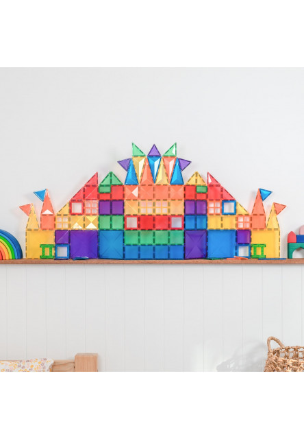 Magnetická stavebnica - Rainbow Creative Pack 100 ks