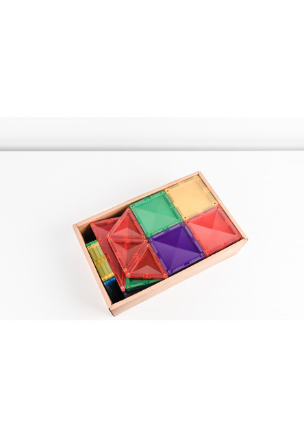 Magnetická stavebnica - Rainbow Starter Pack 62 ks