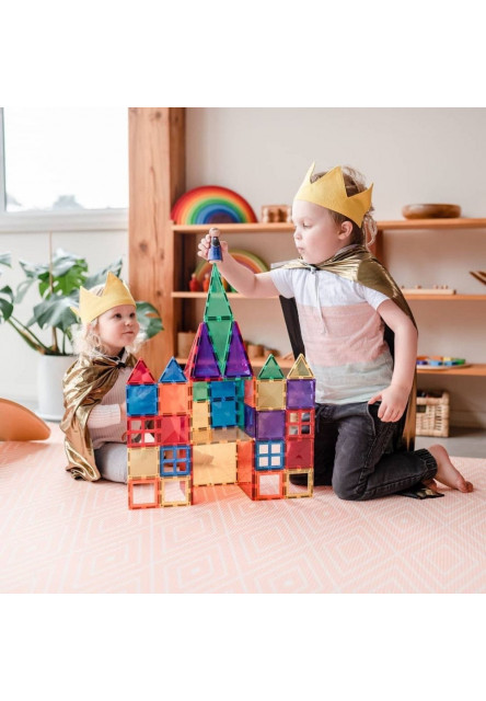 Magnetická stavebnica - Rainbow Starter Pack 62 ks