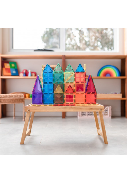 Magnetická stavebnica - Rainbow Starter Pack 62 ks