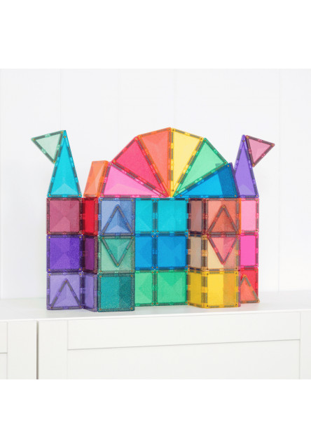 Magnetická stavebnica - Glitter Castle Pack 48 ks