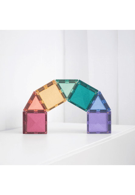 Magnetická stavebnica - Glitter Castle Pack 48 ks