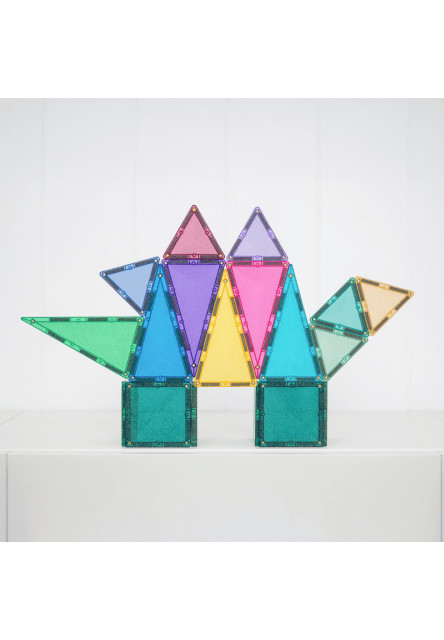 Magnetická stavebnica - Glitter Castle Pack 48 ks