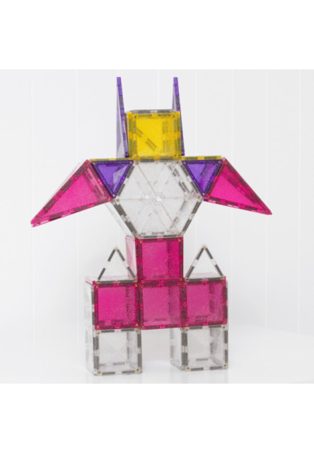 Magnetická stavebnica - Glitter Unicorn Pack 56 ks