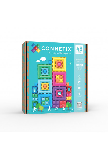 Magnetická stavebnica - Bright Portal Pack 48 ks