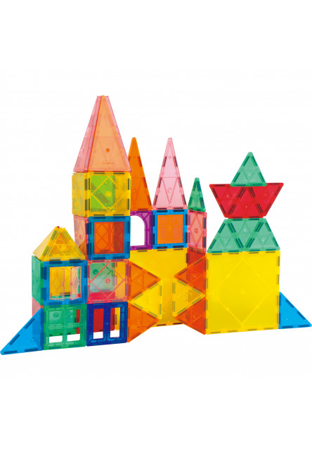 Magnetická stavebnica Oplo Toys - Rainbow 60 KS 