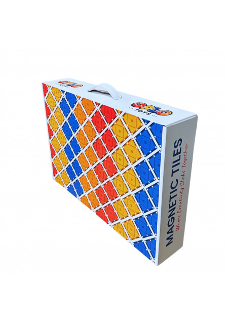 Magnetická závodná dráha Oplo Toys - Rainbow 100 KS