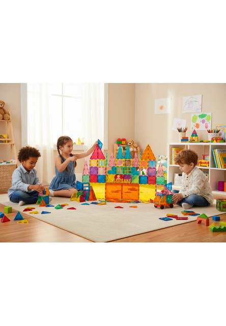 Magnetická stavebnica - Rainbow 150 KS