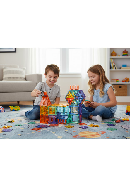 Magnetická stavebnica - Starshine 100 KS 