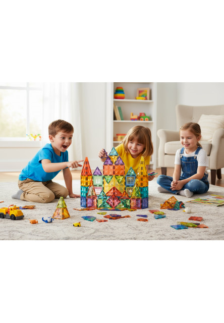 Magnetická stavebnica - Starshine 70 KS 