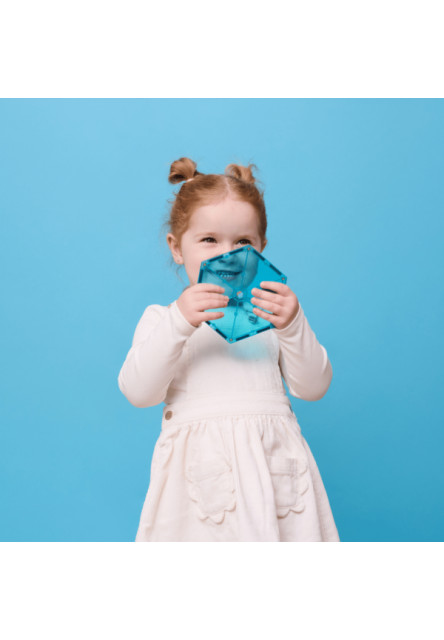 Magnetická stavebnica - Charity Pack Teal 20 ks