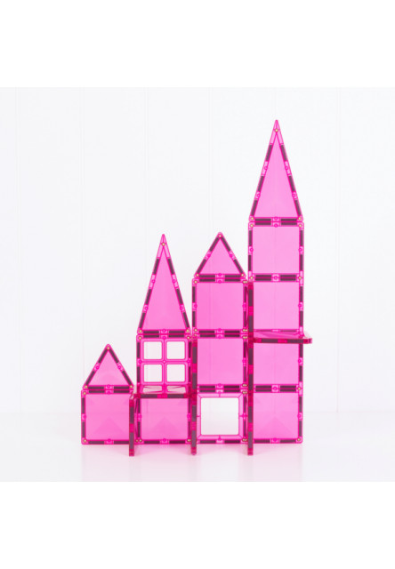 Magnetická stavebnica - Charity Pack Pink 20 ks