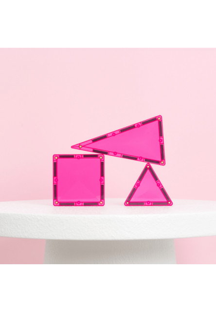 Magnetická stavebnica - Charity Pack Pink 20 ks