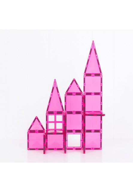 Magnetická stavebnica - Charity Pack Pink 20 ks