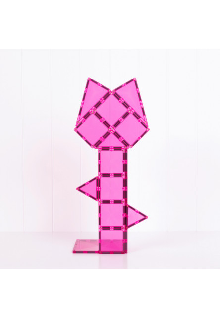 Magnetická stavebnica - Charity Pack Pink 20 ks