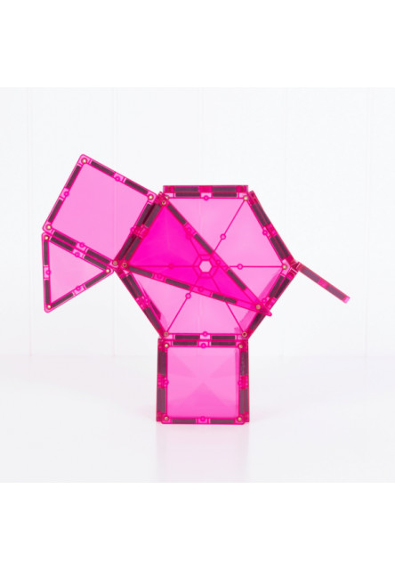 Magnetická stavebnica - Charity Pack Pink 20 ks