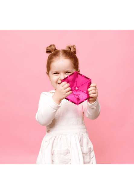 Magnetická stavebnica - Charity Pack Pink 20 ks