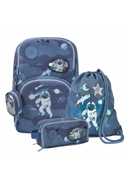 Školská SADA Frii Easy – Astronaut Blue Denim