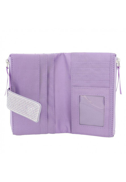 Peňaženka - fialová s baletkami